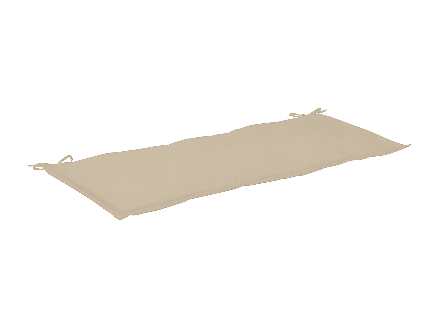 Coussin de banc de beige 150 x 50 x 3 cm DEC021755