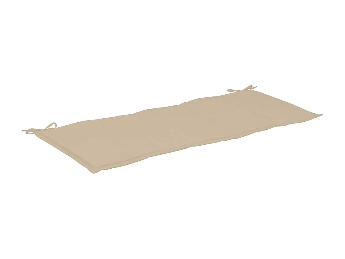 Coussin de banc de beige 150 x 50 x 3 cm DEC021755