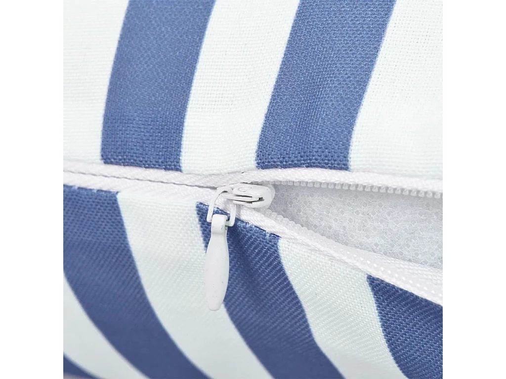 Lot de 2 coussins bleue 60 x 40 x 3 cm DEC020108