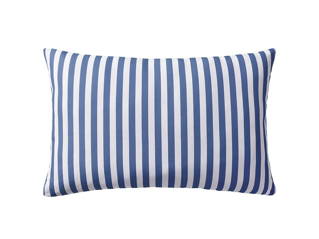 Lot de 2 coussins bleue 60 x 40 x 3 cm DEC020108