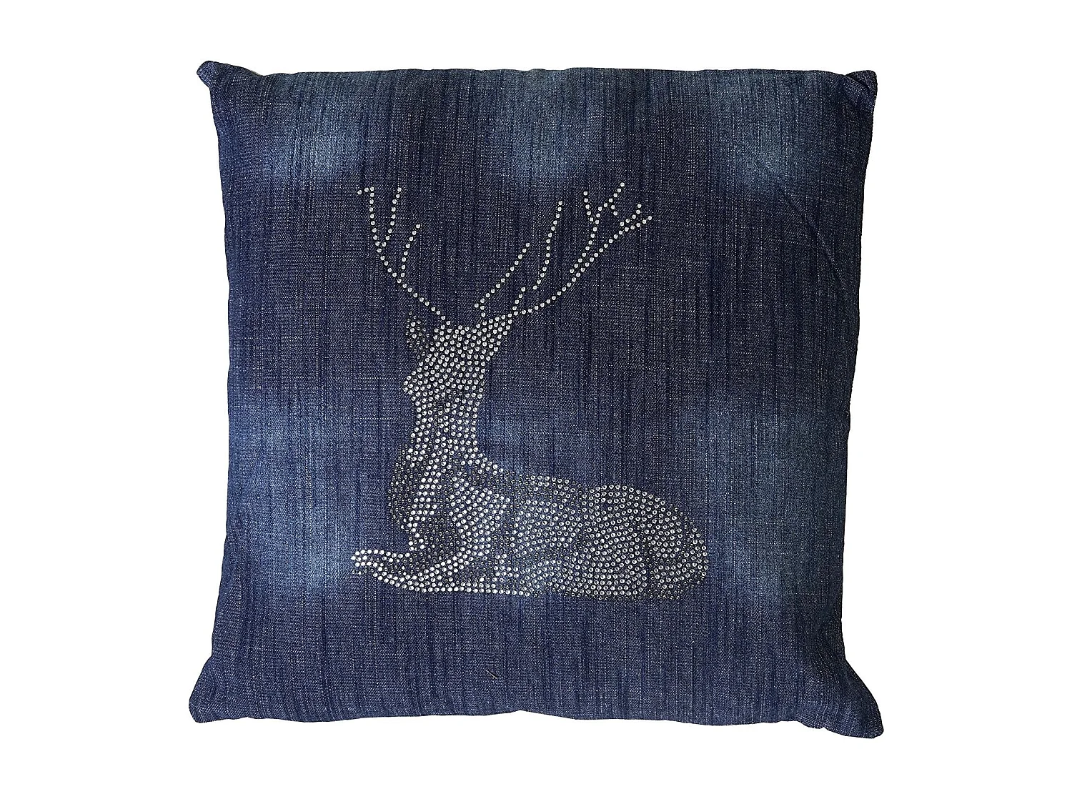 Coussin bleu avec motif bleue 45 x 1 x 45 cm DEC04074