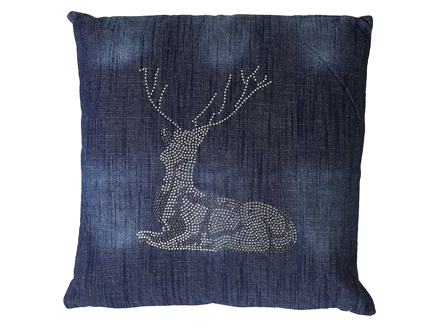 Coussin bleu avec motif bleue 45 x 1 x 45 cm DEC04074