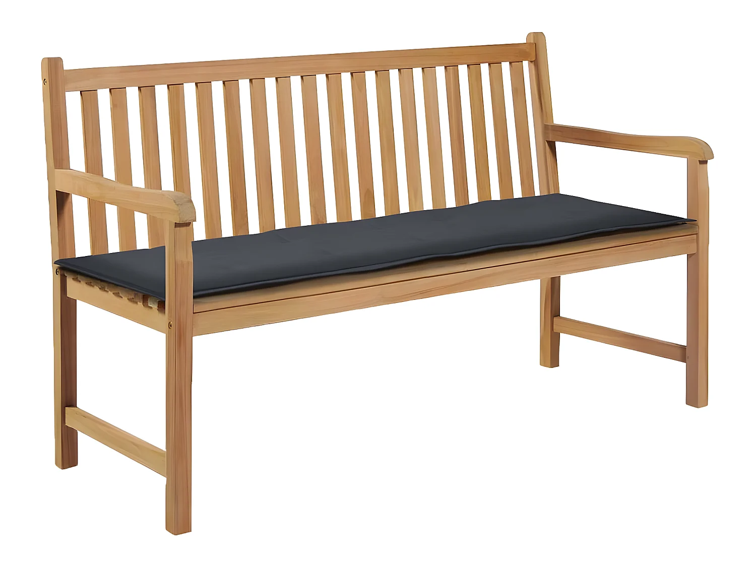 Coussin de banc de tissu 150 x 50 x 3 cm DEC021552