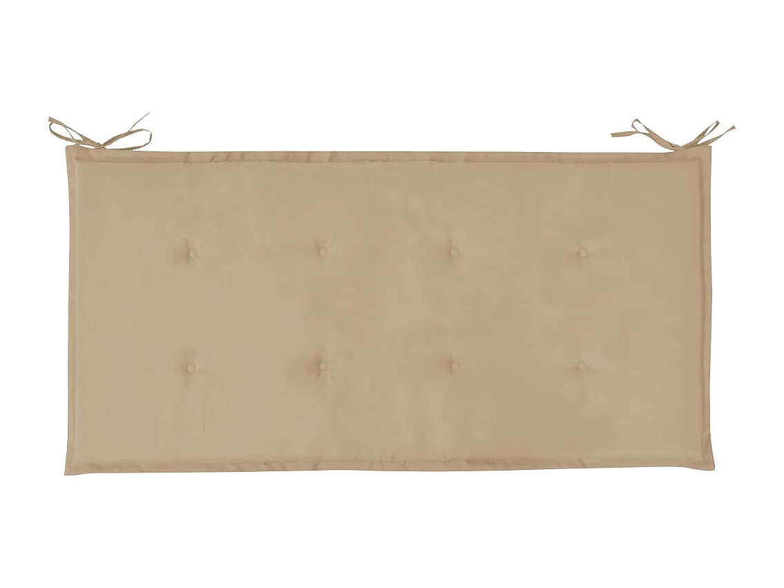 Coussin de banc de beige 100 x 50 x 3 cm DEC021753