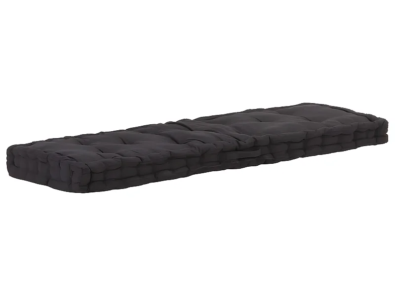Coussin de plancher de noire 120 x 40 x 7 cm DEC021807