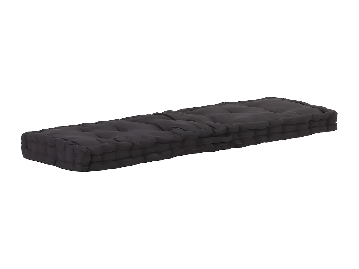 Coussin de plancher de noire 120 x 40 x 7 cm DEC021807