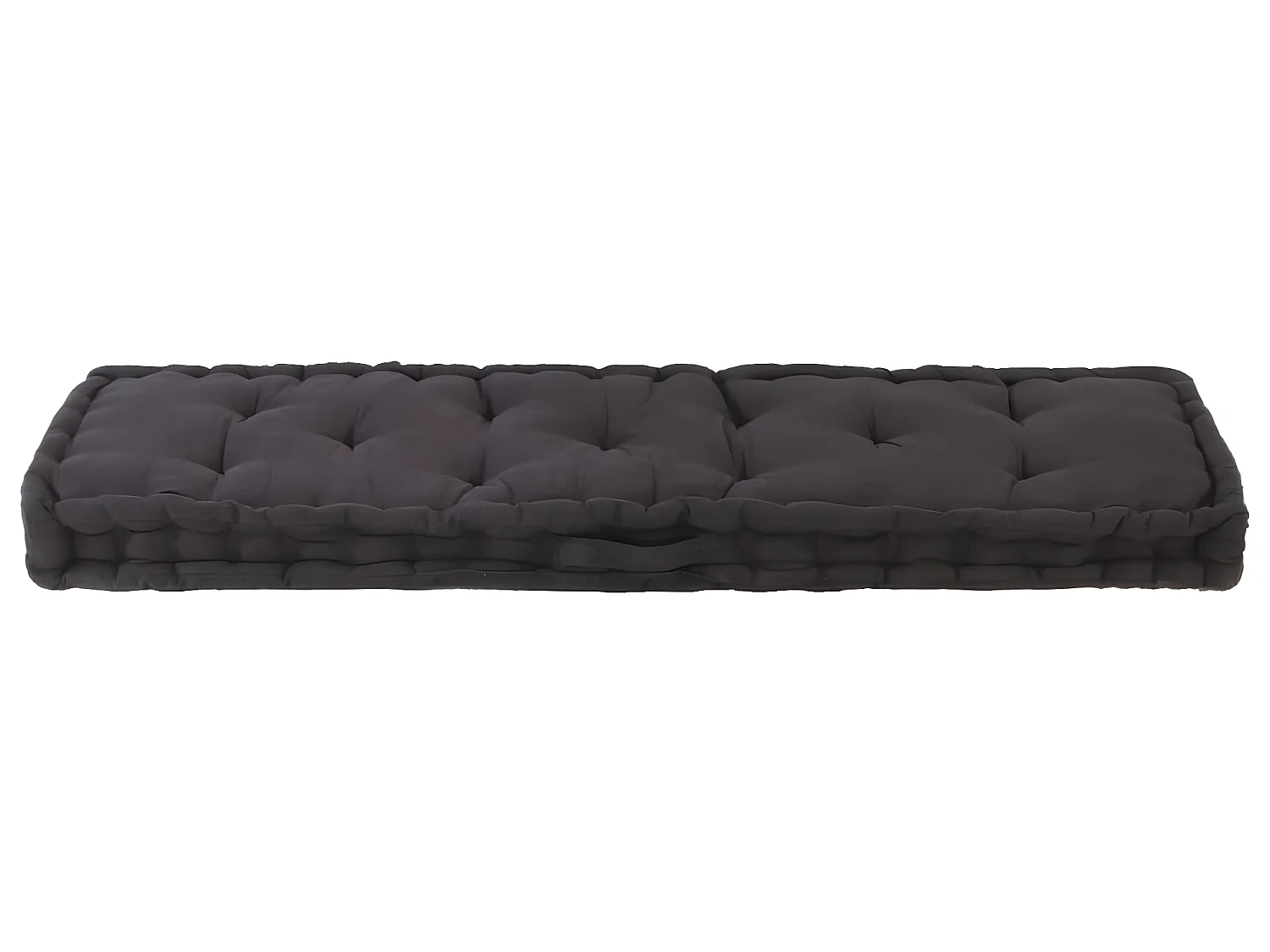 Coussin de plancher de noire 120 x 40 x 7 cm DEC021807