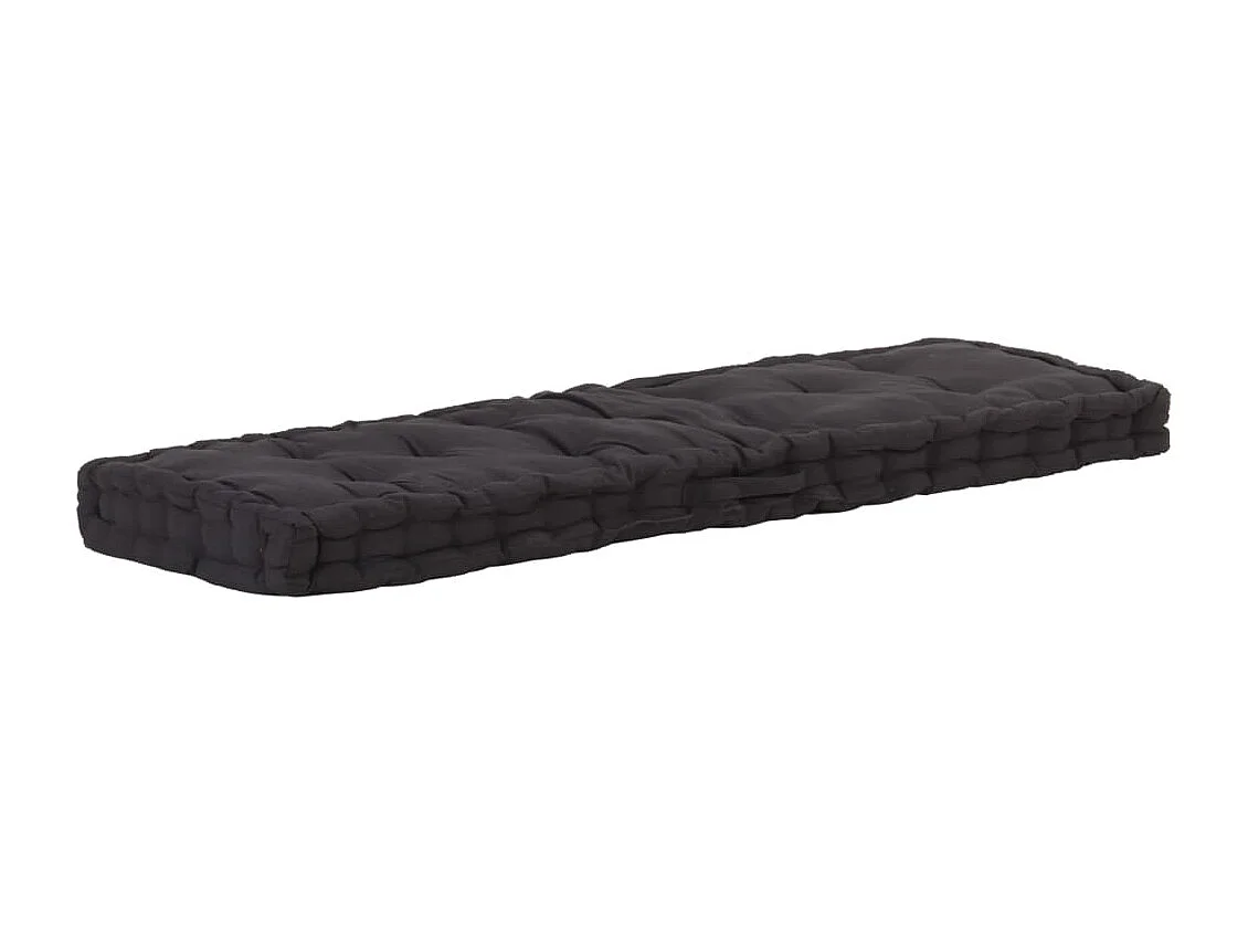 Coussin de plancher de noire 120 x 40 x 7 cm DEC021807