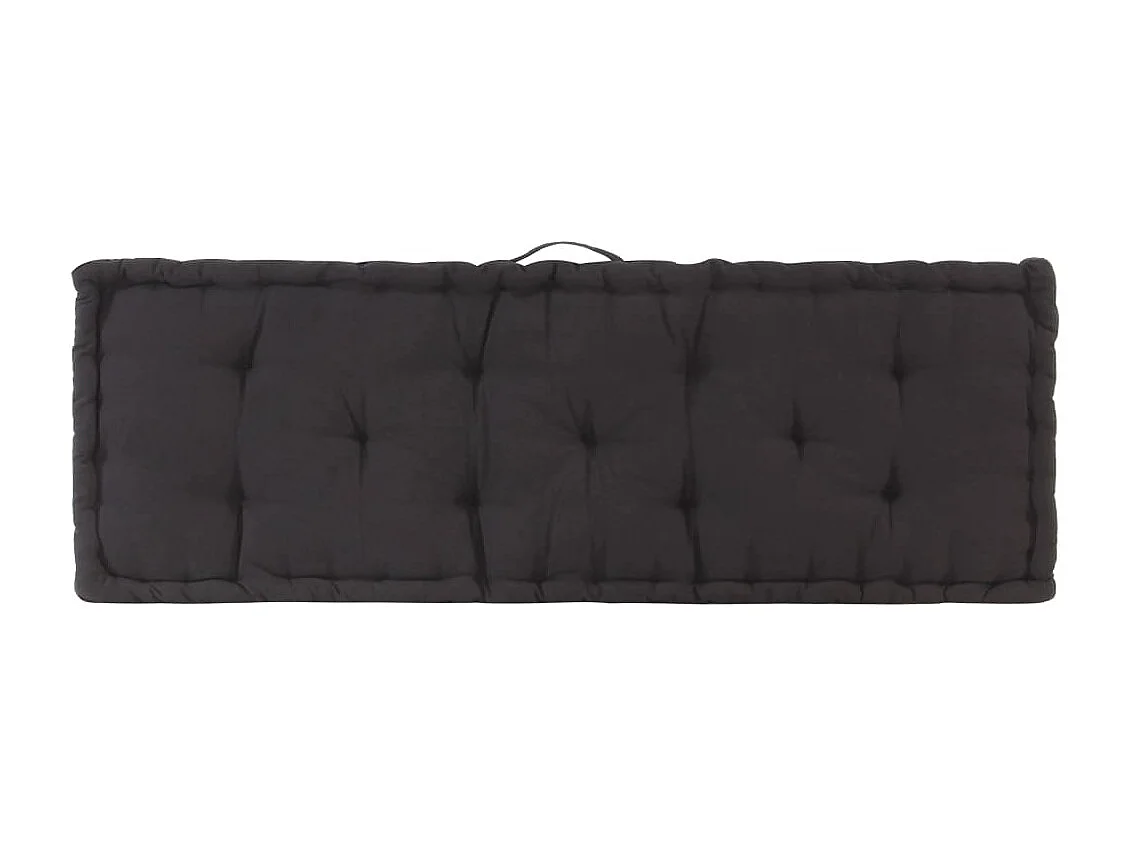 Coussin de plancher de noire 120 x 40 x 7 cm DEC021807