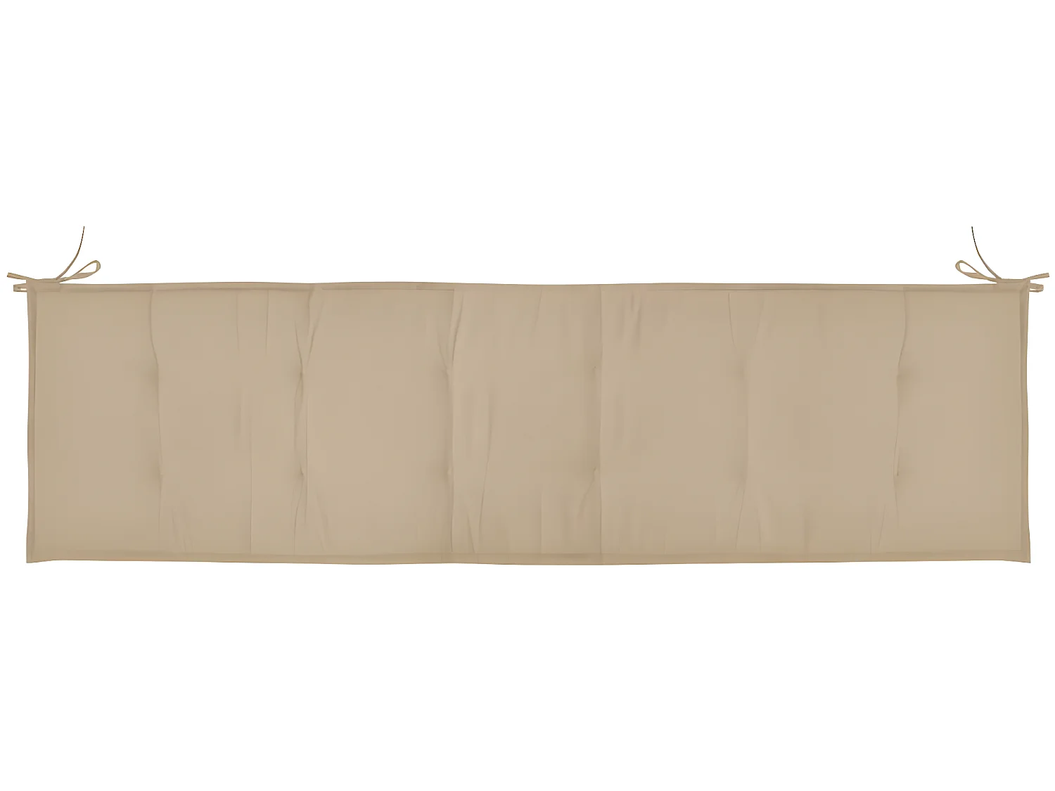 Coussin de banc de beige 180 x 50 x 3 cm DEC021756