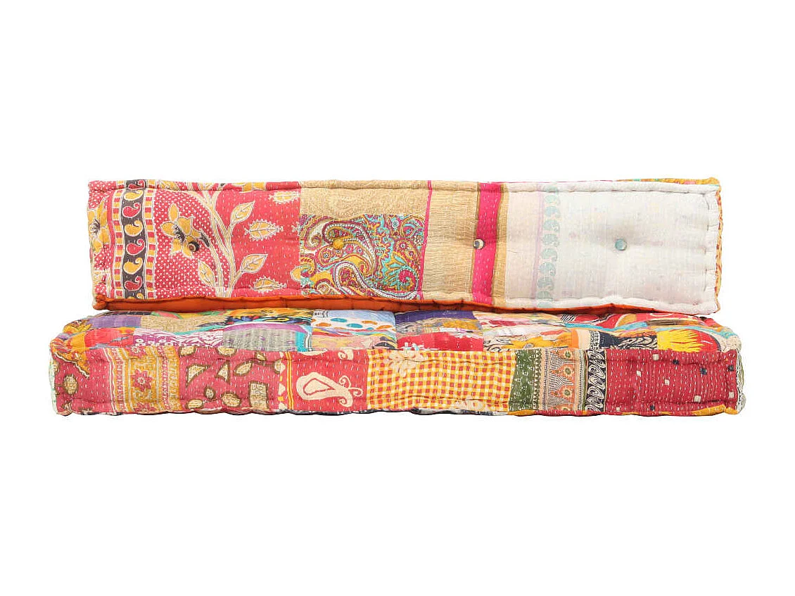 Coussin de canapé-palette 100 multicolore 120 x 80 x 39 cm DEC021313