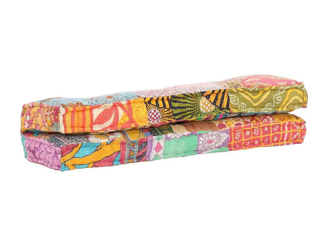 Coussin de canapé-palette 100 multicolore 120 x 80 x 39 cm DEC021313