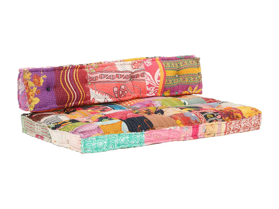 Coussin de canapé-palette 100 multicolore 120 x 80 x 39 cm DEC021313