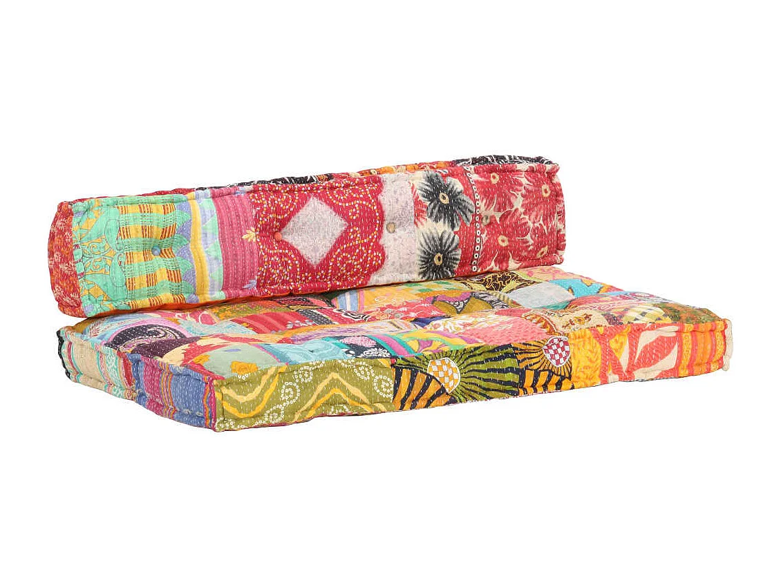 Coussin de canapé-palette 100 multicolore 120 x 80 x 39 cm DEC021313