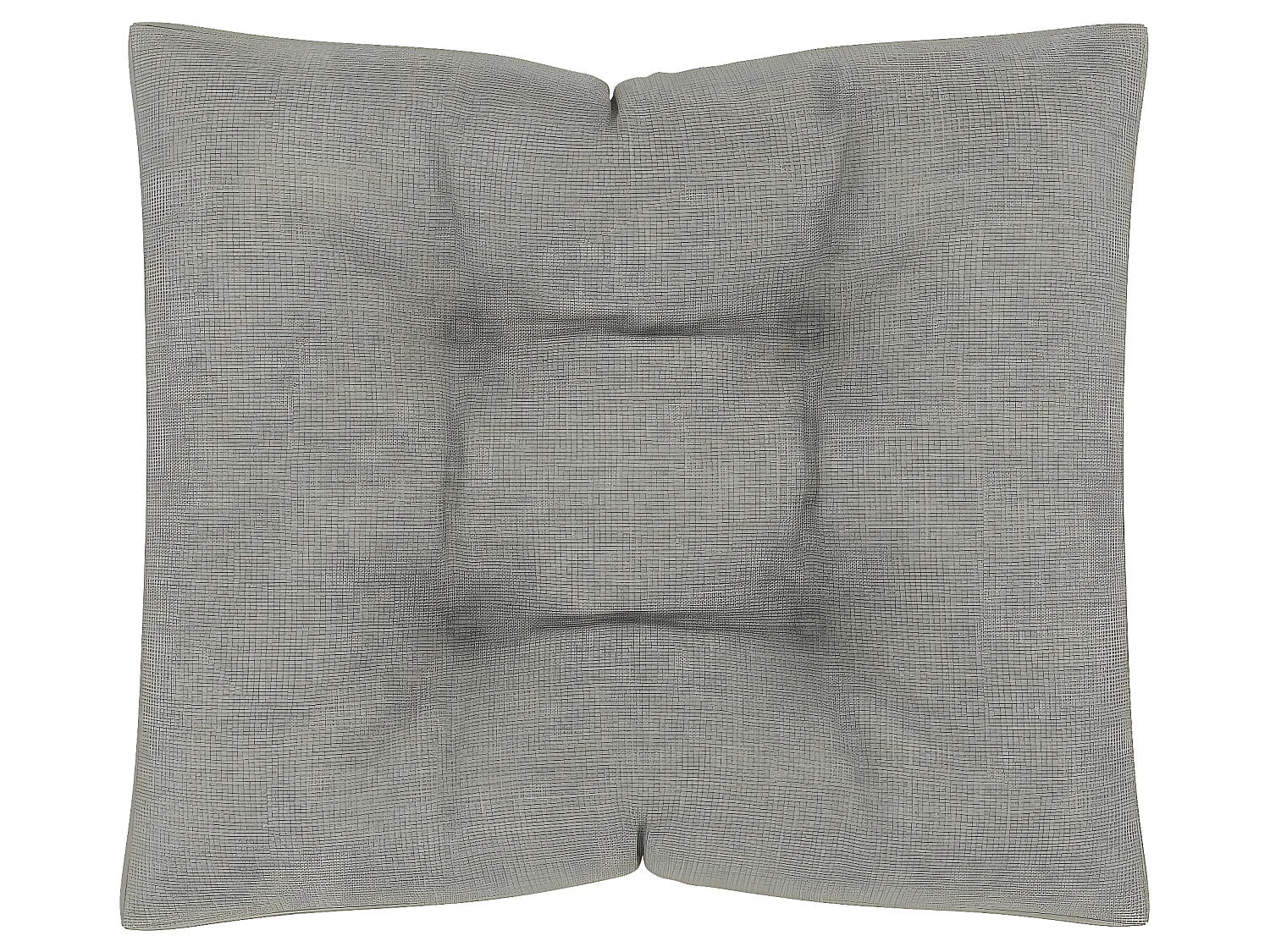 Coussin de plancher de palette sol 60x61x10 cm Taupe DEC021598