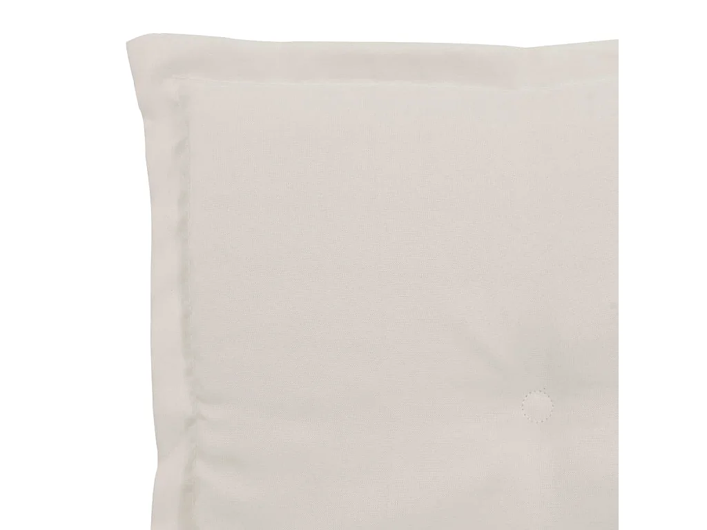 Coussin de banc de crème 200 x 50 x 3 cm DEC021737
