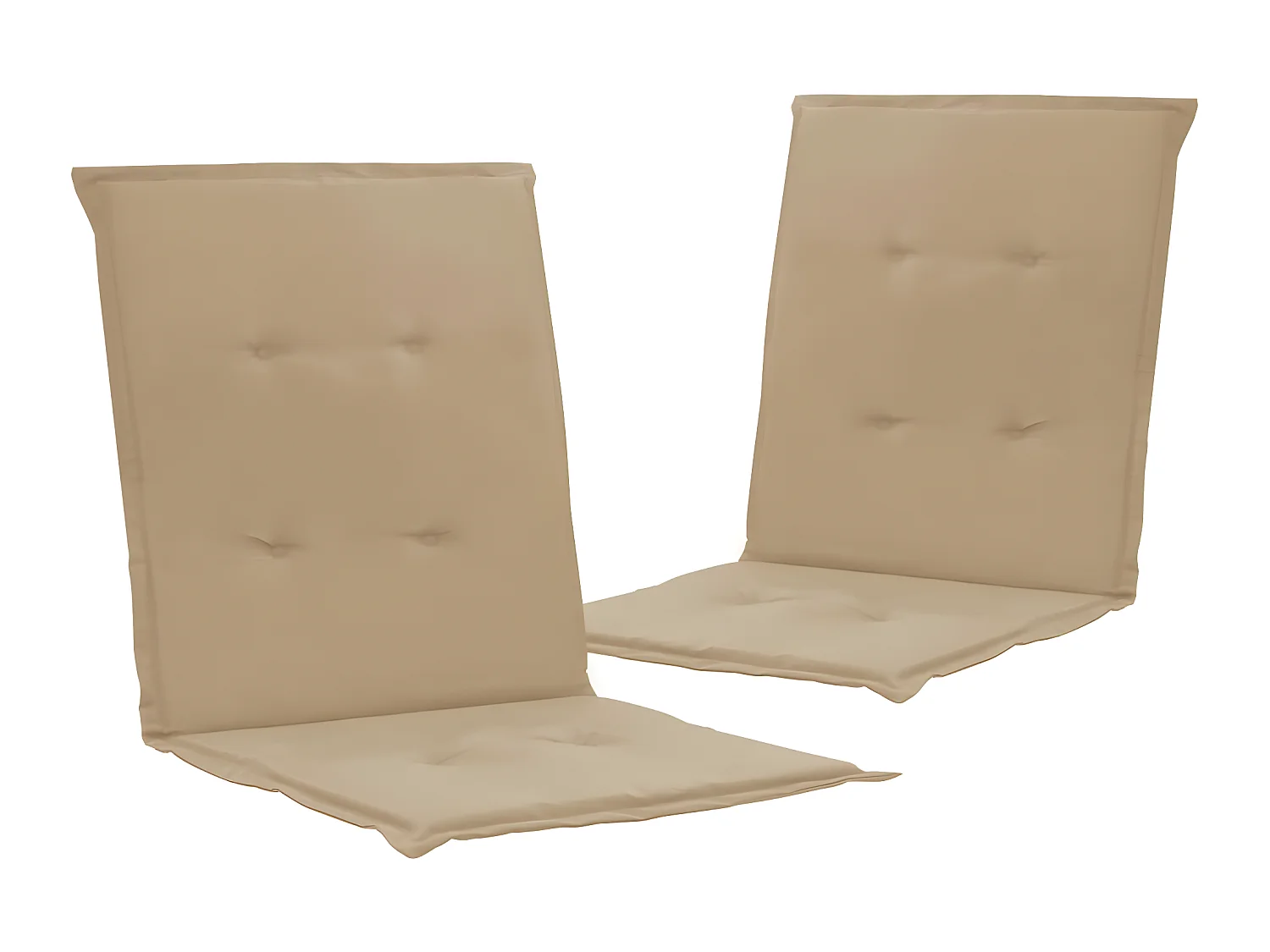 lot de 2 coussins beige 100 x 50 x 3 cm DEC021692