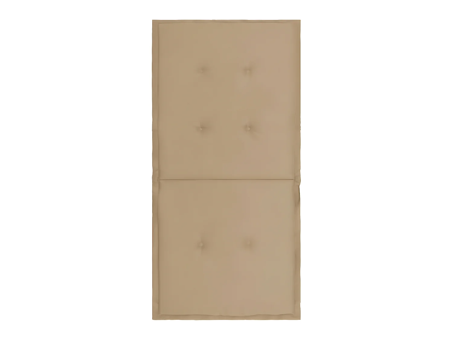 lot de 2 coussins beige 100 x 50 x 3 cm DEC021692