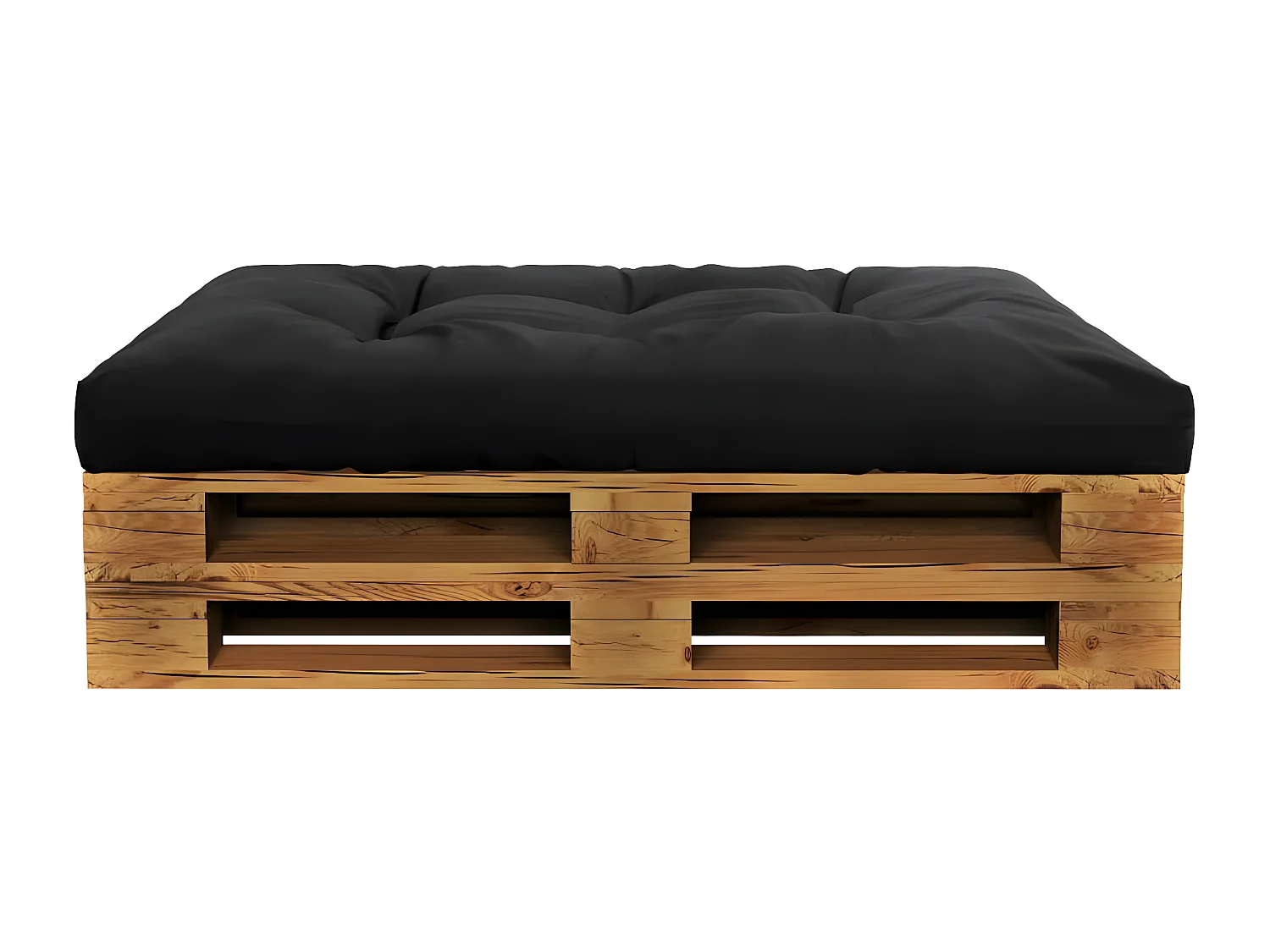 Coussin de siège de noire 120 x 80 x 10 cm DEC021630