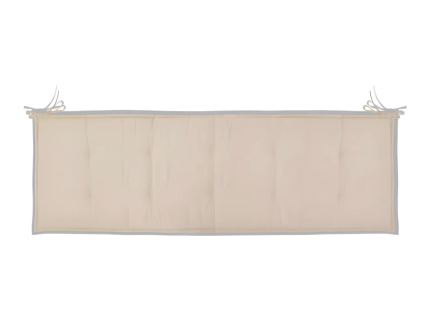 Coussin de banc de crème 150 x 50 x 3 cm DEC021560