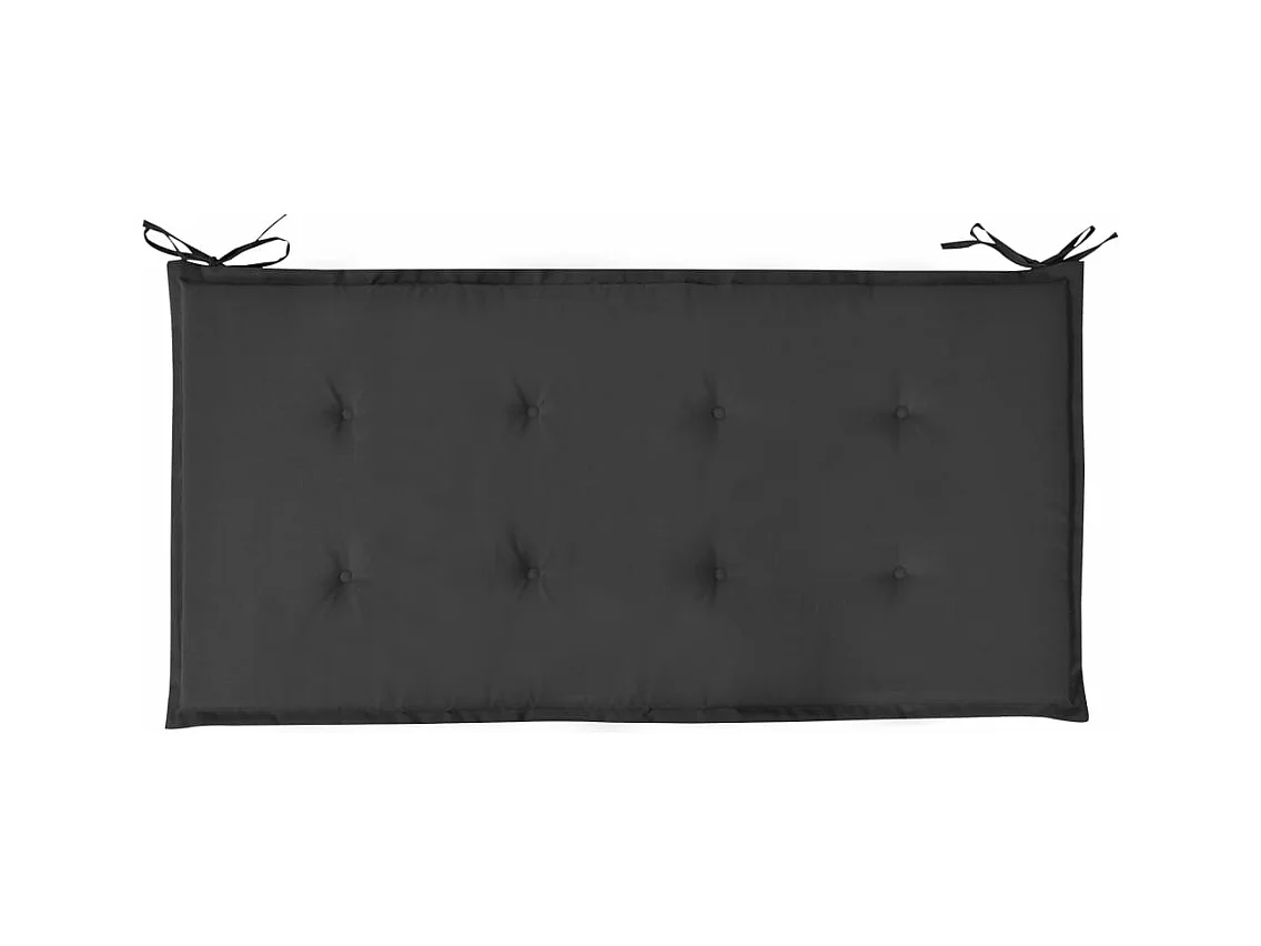 Coussin de banc de noire 120 x 50 x 3 cm DEC021746