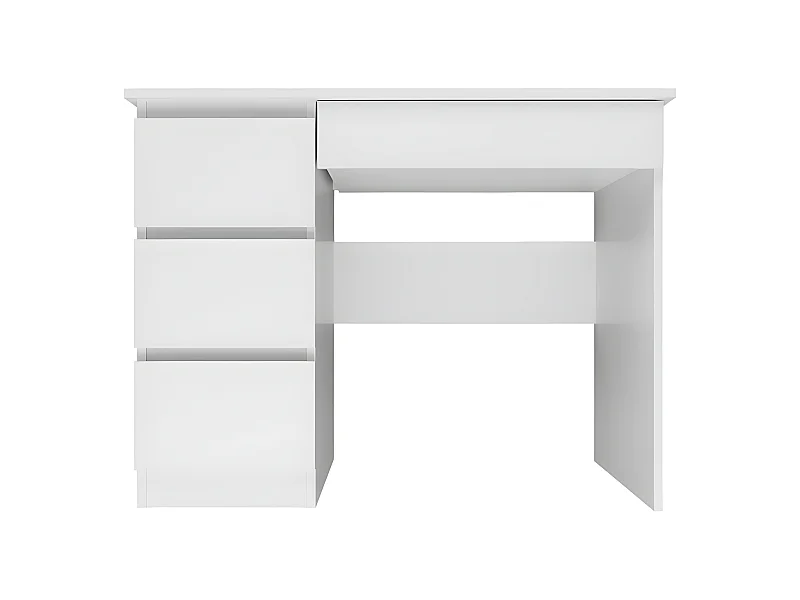 MESO - Escritorio izquierdo despacho/habitación juvenil estilo moderno - 98x51x76 - 4 cajones