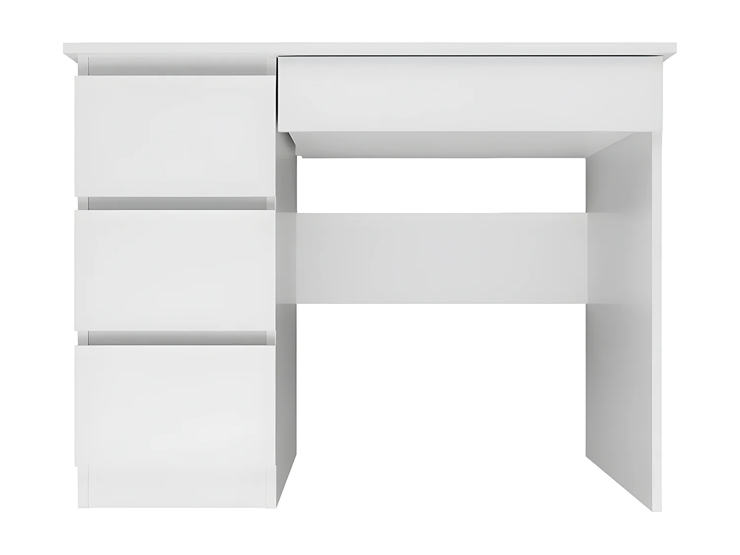 MESO - Scrivania sinistra per ufficio/stanza della gioventù in stile moderno - 98x51x76 - 4 cassetti