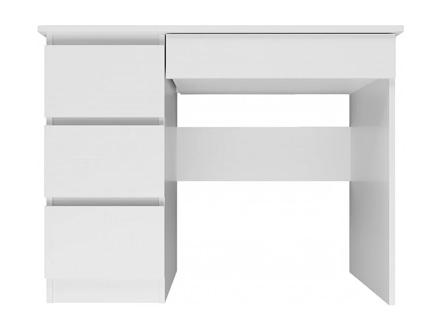 MESO - Bureau gauche style moderne bureau/chambre d'ado - 98x51x76 - 4 tiroirs