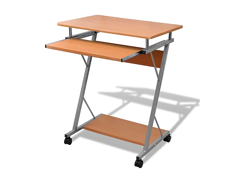 Bureau table meuble travail marron 60 x 40 x 75 cm 0502122