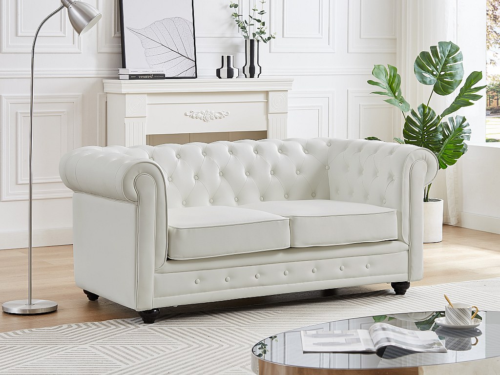 Maison Exclusive - Divano a 2 Posti Nero 120 cm in Similpelle | Leroy Merlin