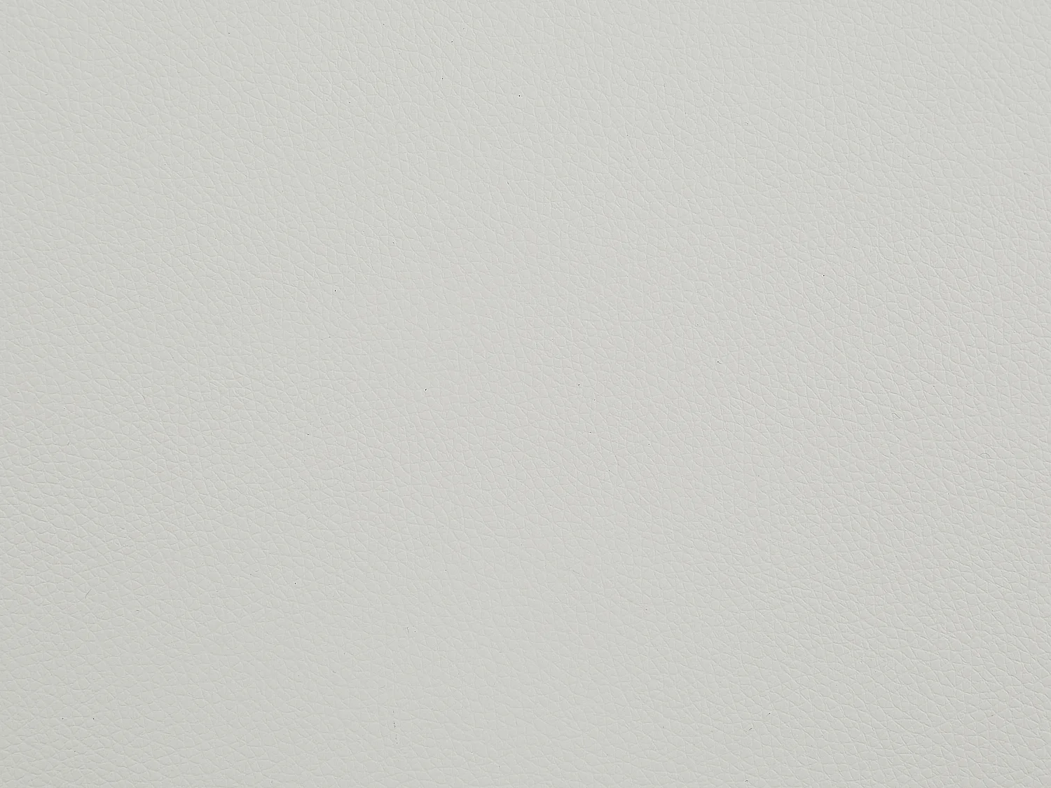 2-seters sofa i hvitt kunstlær CHESTERFIELD