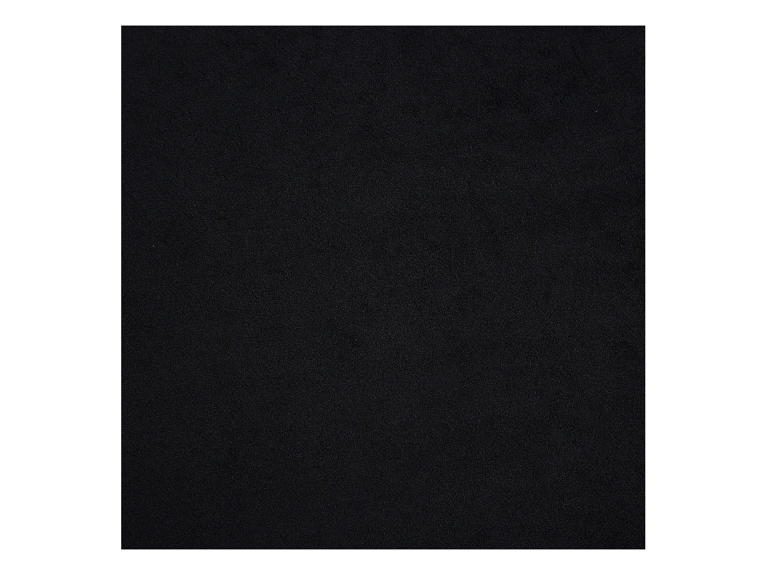 Canapé 2 places en velours noir et boutons effet cristal CHESTERFIELD