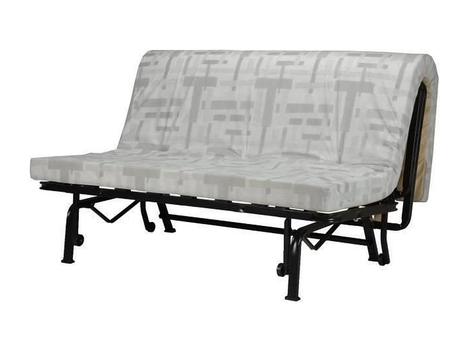 Joe Banquette BZ GEOMETRICO - Tissu turquoise - L 143 x P 101 x H 95 cm