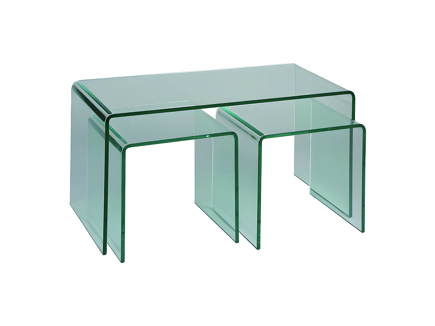 Tables de salon avec 2 gigognes - CLEAN