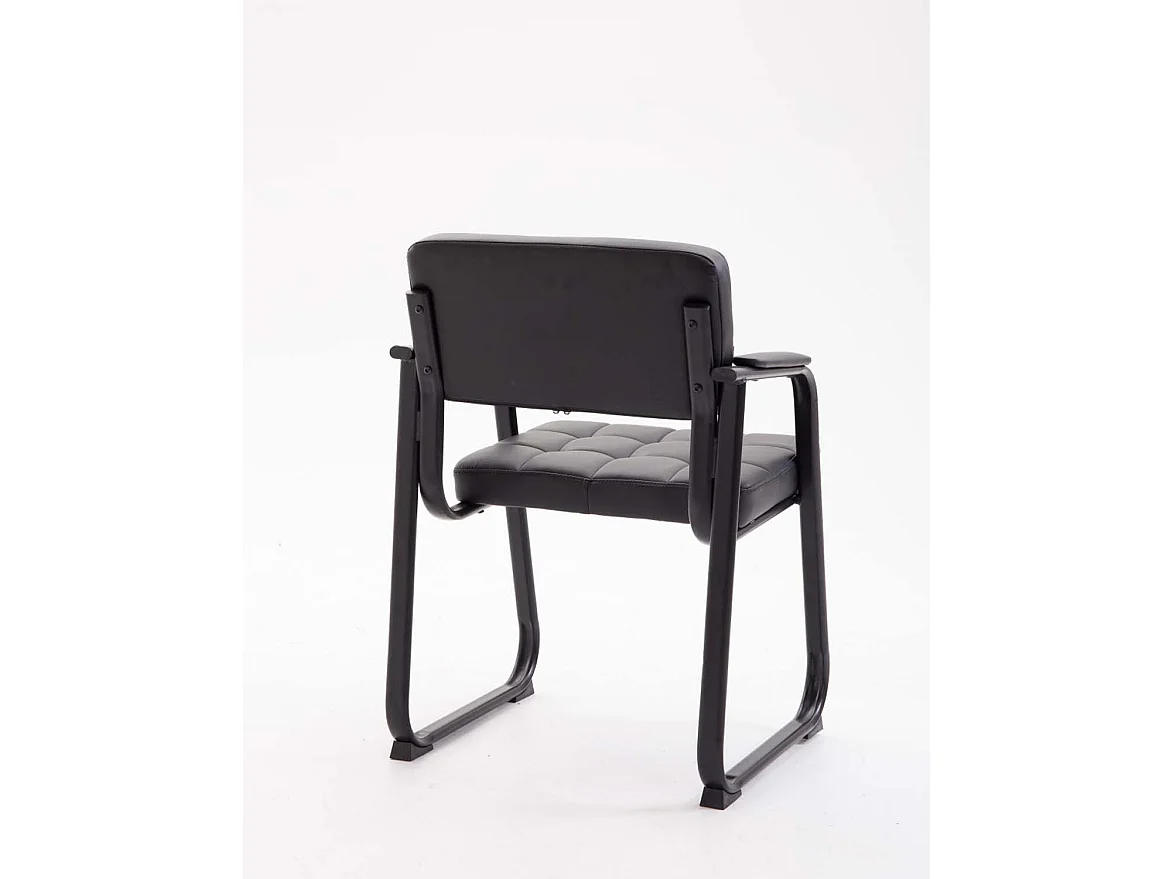 Chaise visiteur fauteuil de noire 59 x 58 x 84 cm BUR10230