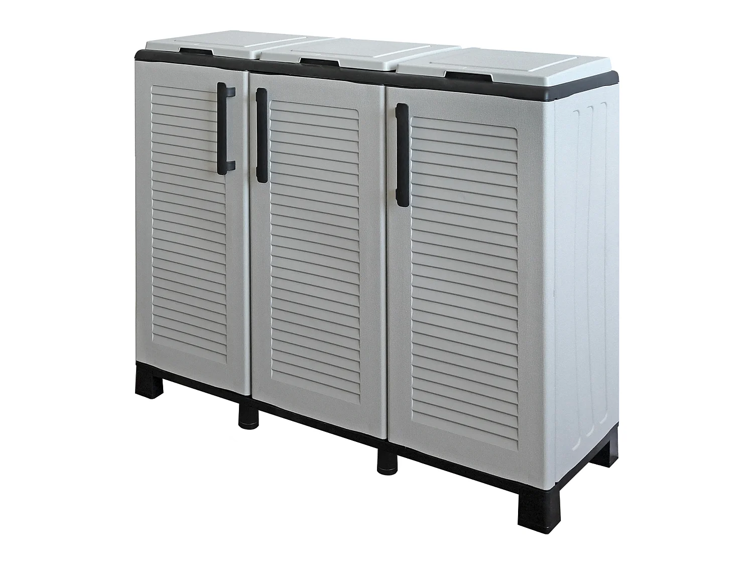 Demi-robe de polypropylène de l'éco, ligne pratique pour tirer parti de l'espace maximum, l 1020 x p370 x h 900 mm.