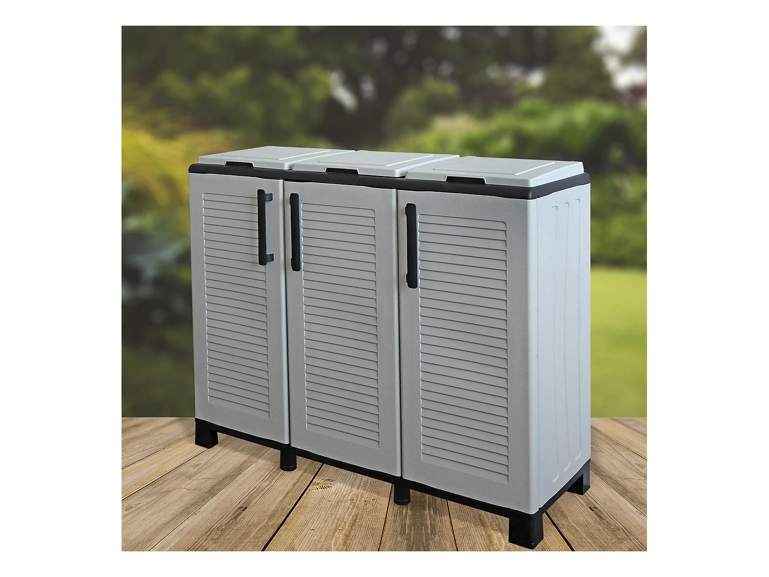 Demi-robe de polypropylène de l'éco, ligne pratique pour tirer parti de l'espace maximum, l 1020 x p370 x h 900 mm.