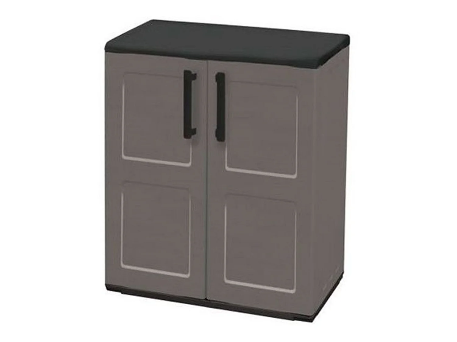 Armoire en matériau écologique et recyclable, avec charnières en acier et étagères réglables, 680 x 370 x 840 mm