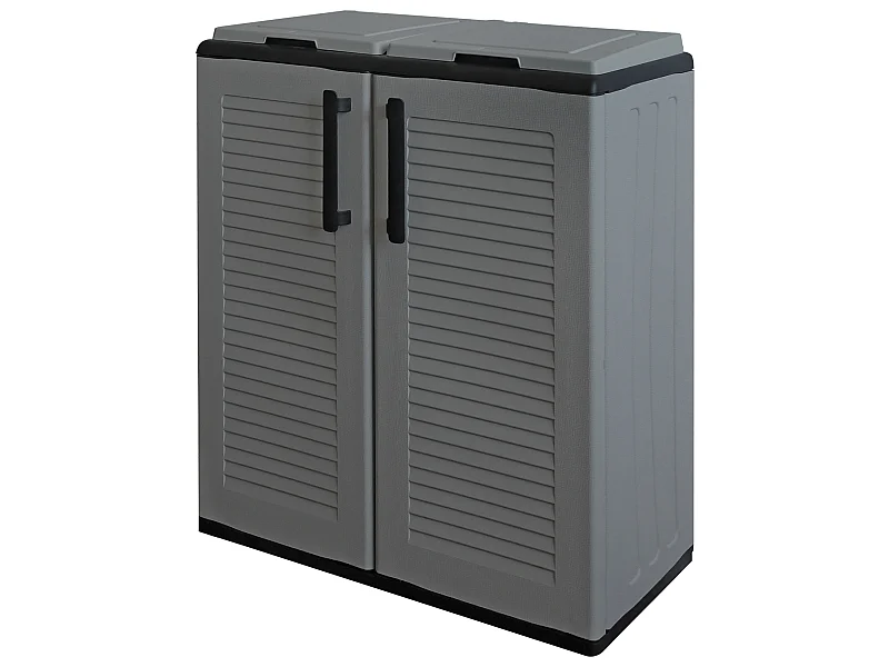 Placard à moitié hauteur dans la ligne eco, pratique pour tirer pleinement parti de l\`espace, l 680 x p370 x h 840 mm