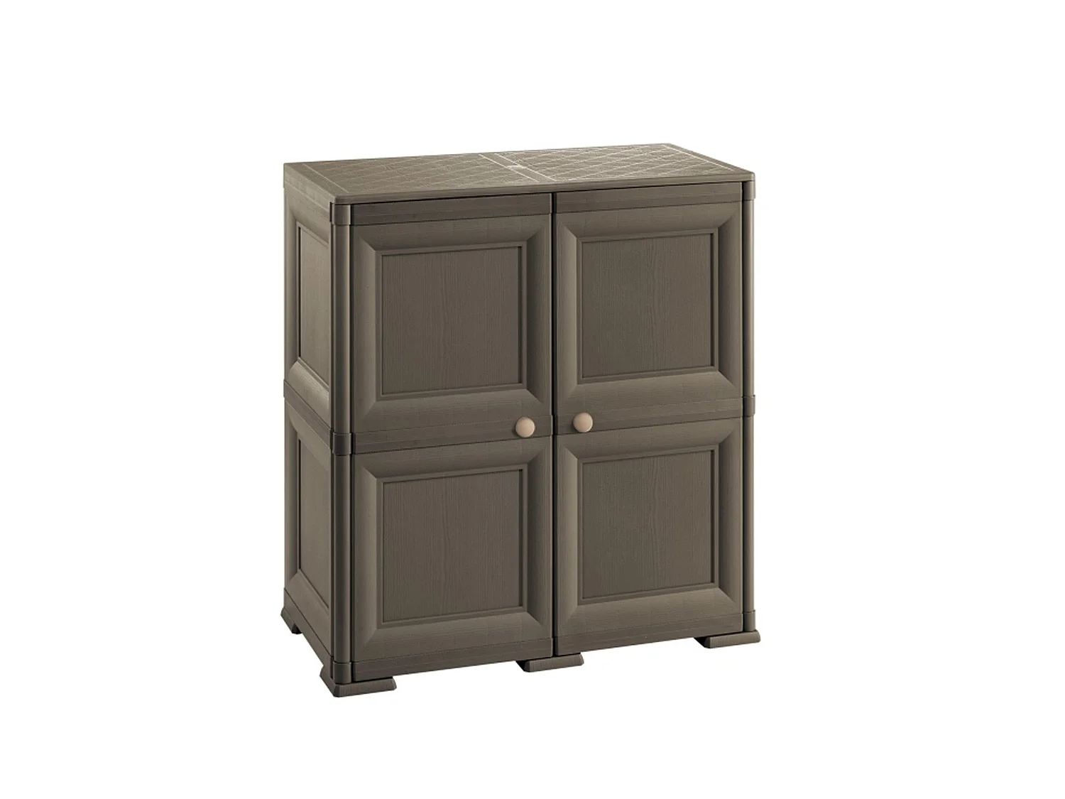Tontarelli Armoire  omnimodus - 2 modules avec porte en bois modèle angora en wengue 79 x 43 x 85,5cm