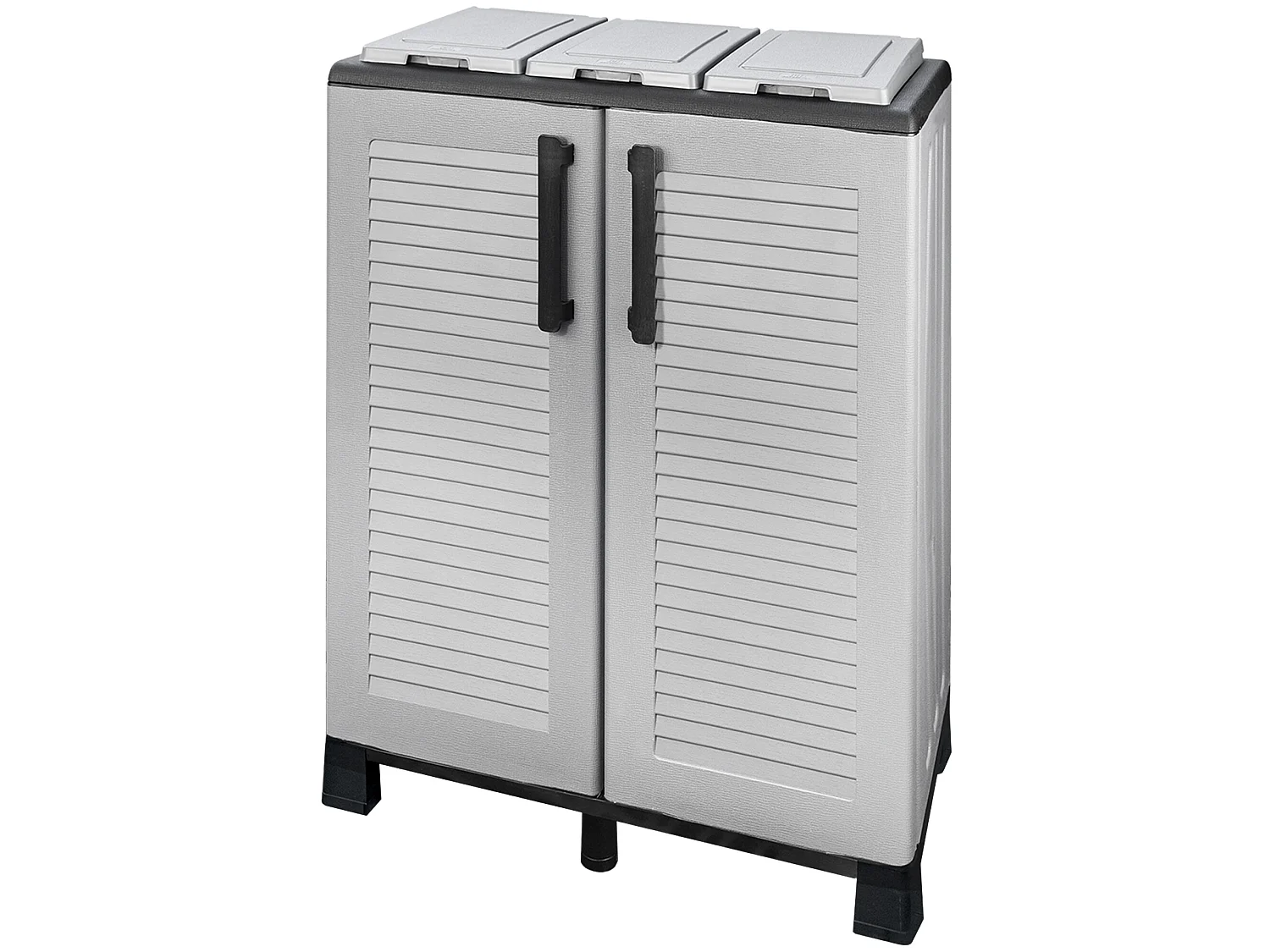 Demi-penderie en polypropylène de l\`éco, ligne pratique pour tirer pleinement parti de l\`espace, l 680 x p370 x h 900 mm.