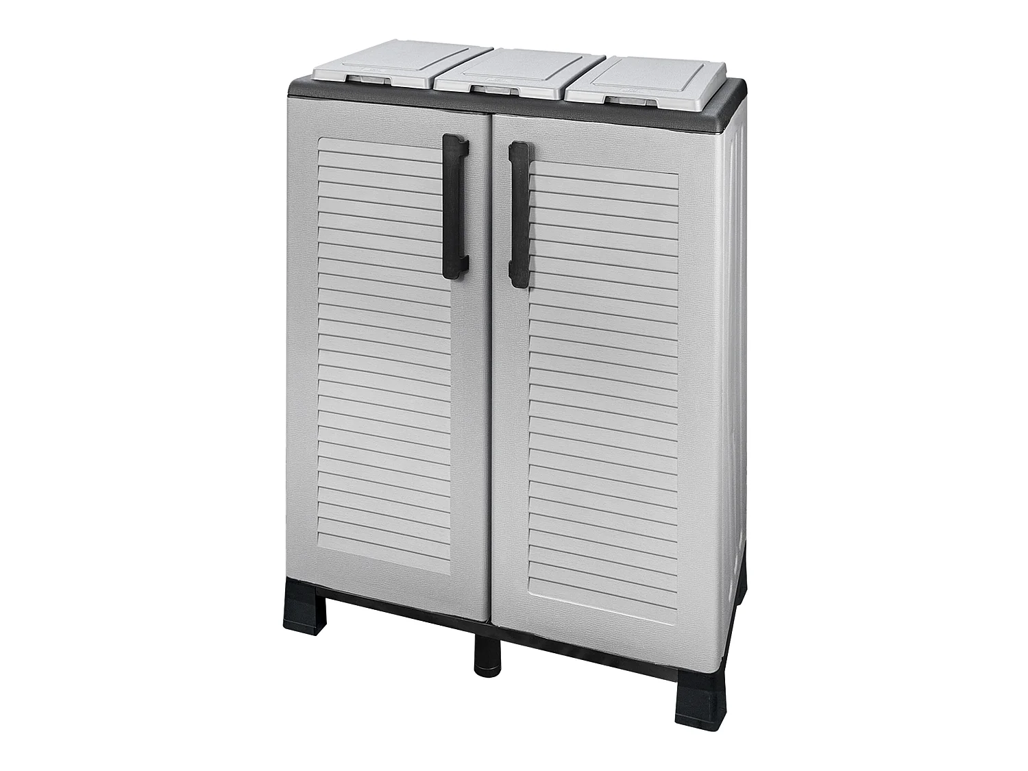 Demi-penderie en polypropylène de l\`éco, ligne pratique pour tirer pleinement parti de l\`espace, l 680 x p370 x h 900 mm.