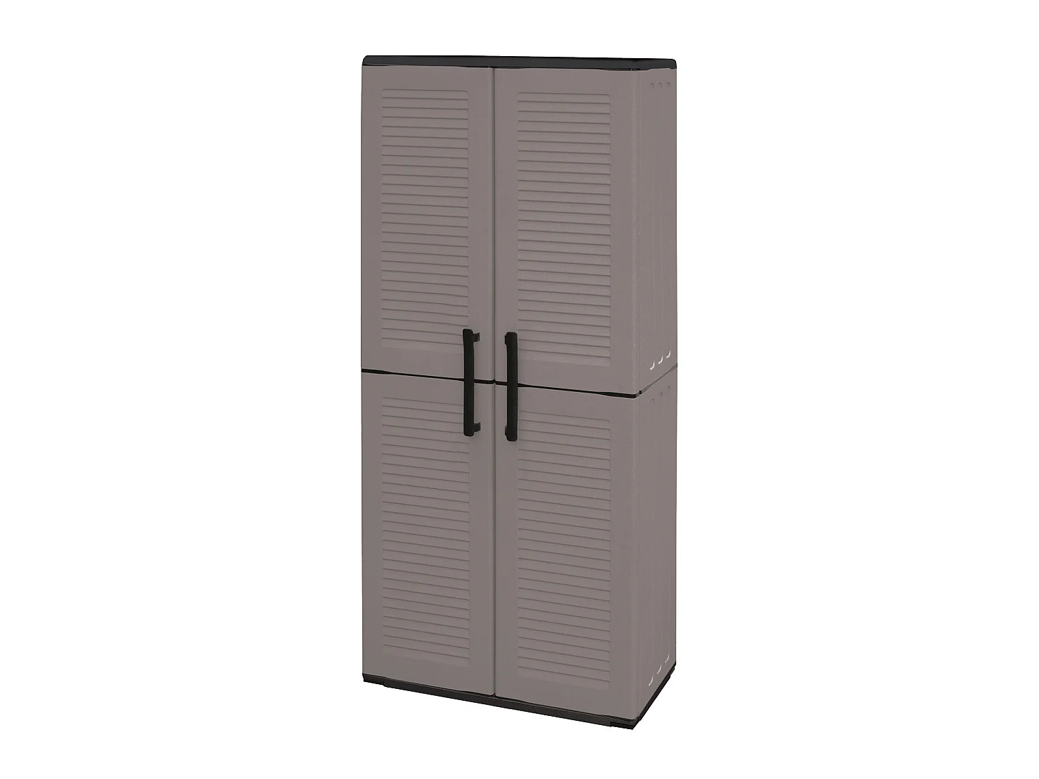 EASY Armoire avec étagère réglable gris foncé, 163x68x37 cms.