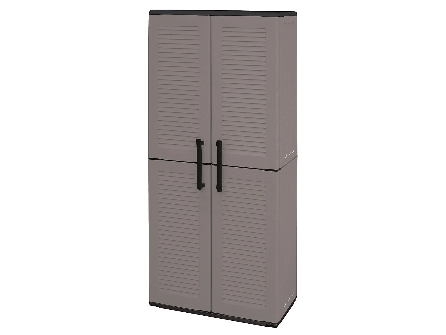 EASY Armoire avec étagère réglable gris foncé, 163x68x37 cms.