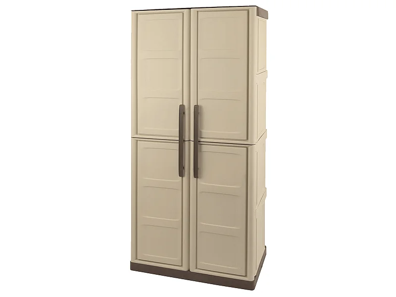 Armoire toute hauteur en polypropylène, un matériau recyclable et écologiquement durable