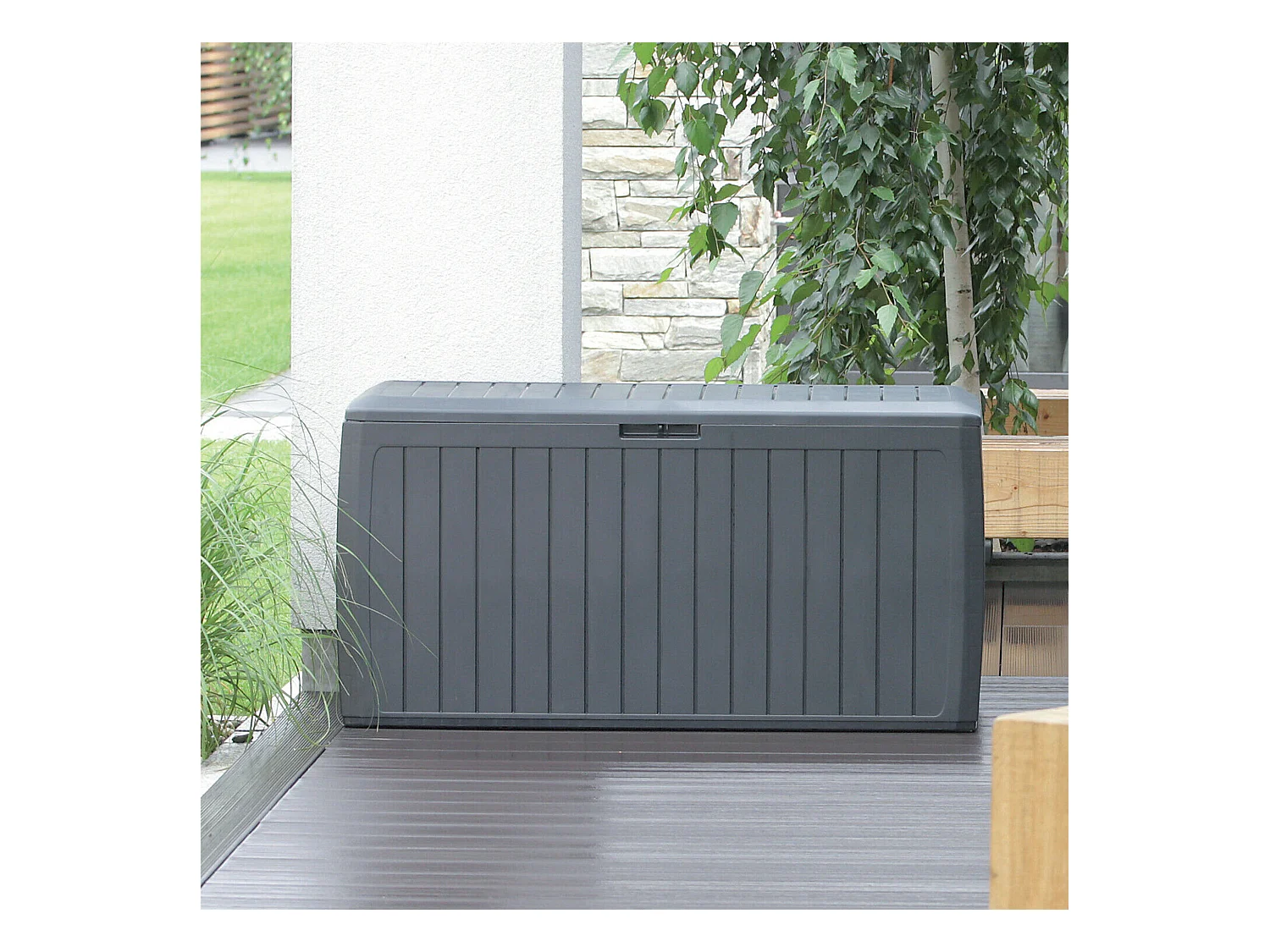 Boardebox Coffre de rangement exterieur 280l en pp 116 x 43,3 x 55 cm.