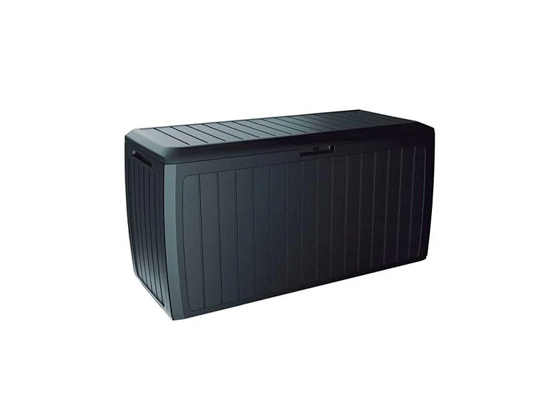 Boxe Board  Coffre de jardin 290l plastique anthracite 116,6 x 43,8 x 59,5 cm