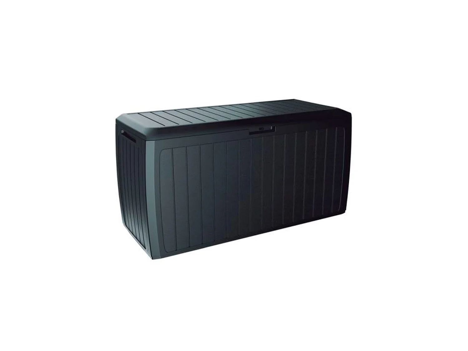 Baul de jardin 290 litros prosperplast boxe board de plastico en color antracita 116,6 x 47 x 59,5 cm