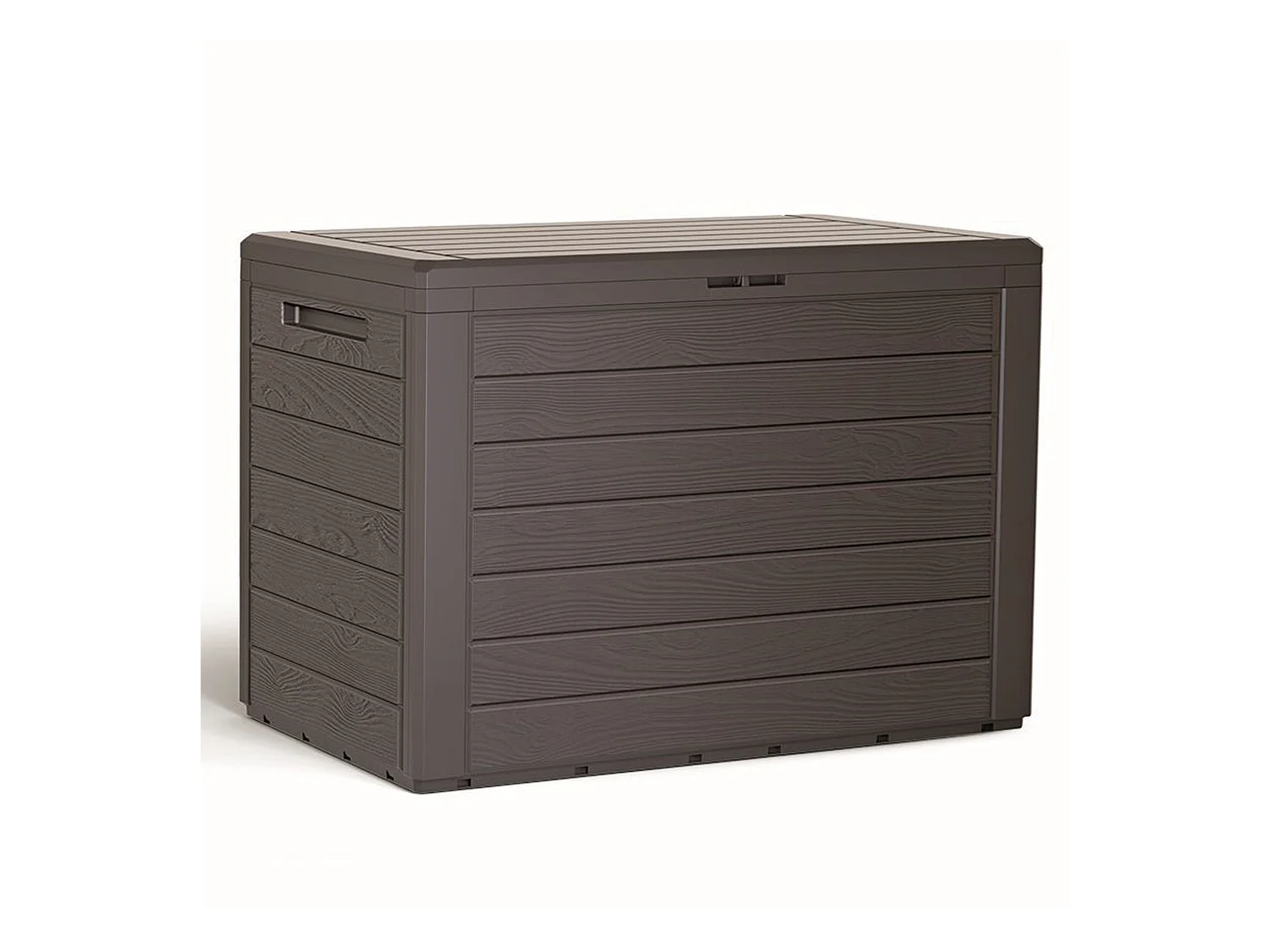 Woodebox  Coffre de jardin 190l plastique ocre foncé 78 x 43,3 x 55 cm