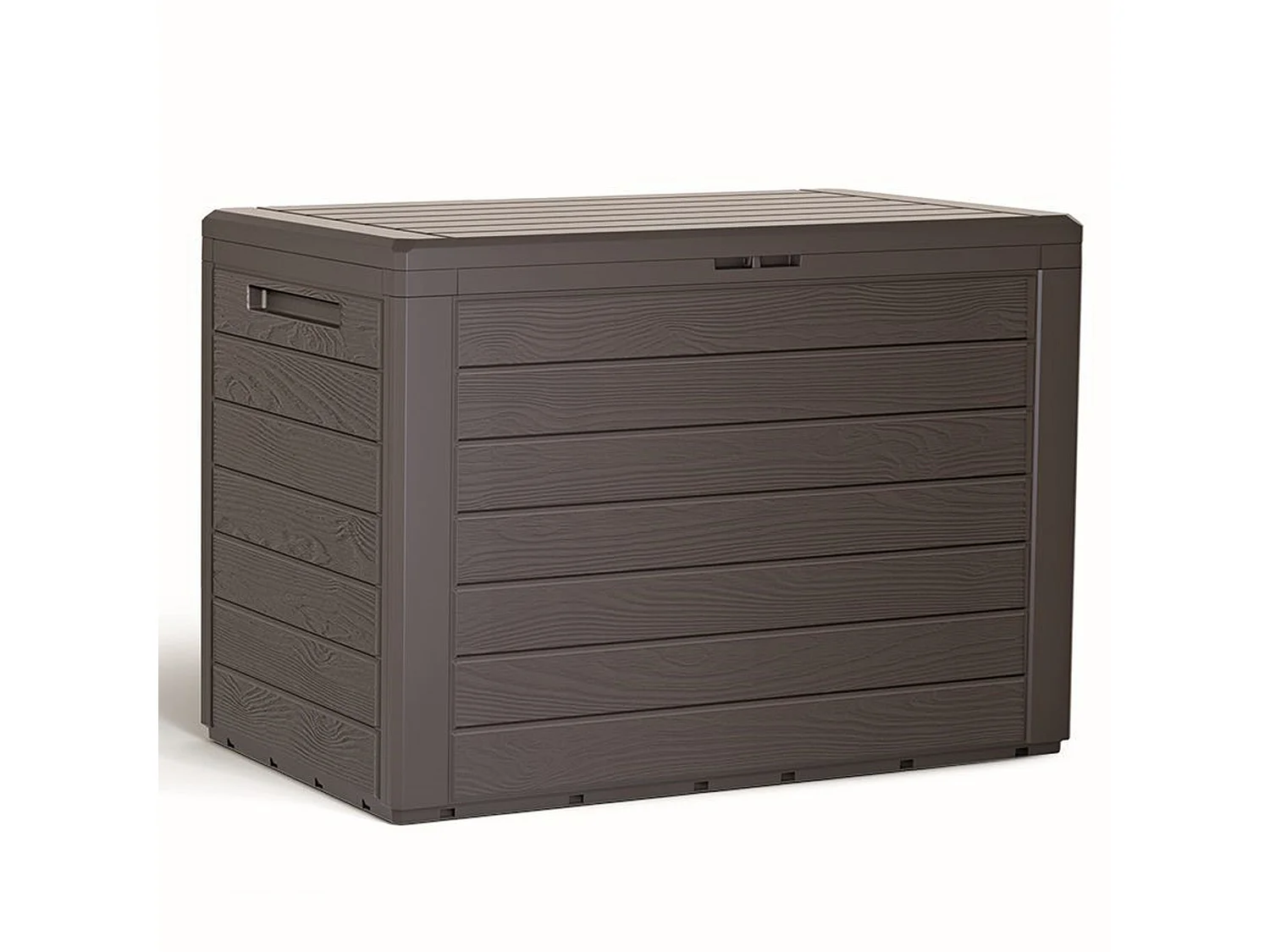 Woodebox  Coffre de jardin 190l plastique ocre foncé 78 x 43,3 x 55 cm